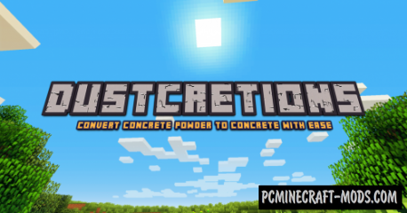 Dustcretions Data Pack For Minecraft 1.14.2
