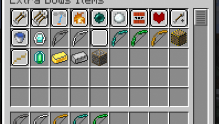 Extra Bows - New Weapon Mod For Minecraft 1.16.5, 1.12.2