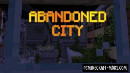 abandoned city map minecraft non flat map