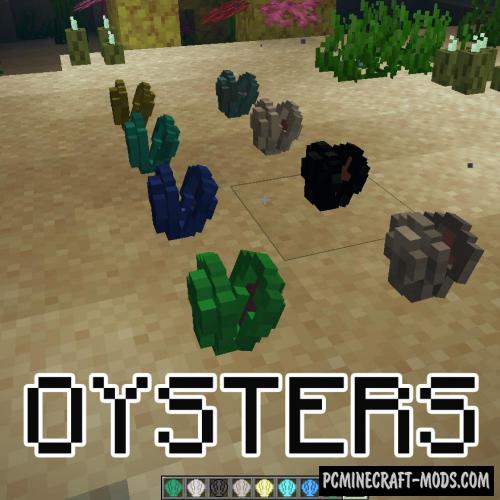 Oysters - New Plants Mod For Minecraft 1.16.5, 1.15.2, 1.14.4