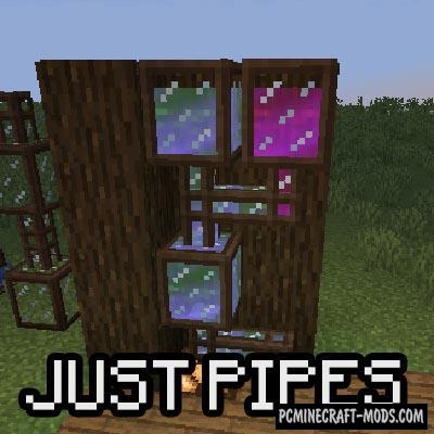 Just Pipes Mod For Minecraft 1.14.3