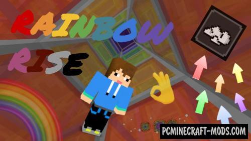 Rainbow Rise - Parkour Map For Minecraft