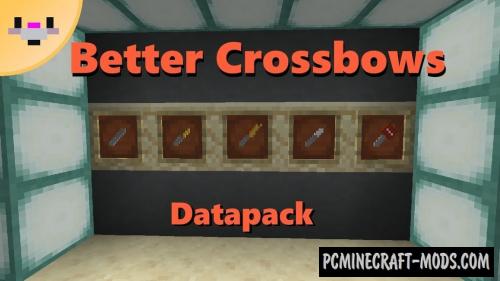 Better Crossbows | Bolts Data Pack For Minecraft 1.14.4, 1.14