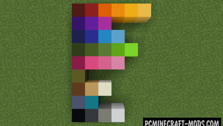 Flamboyant - Colored Decor Blocks Mod For Minecraft 1.14.4