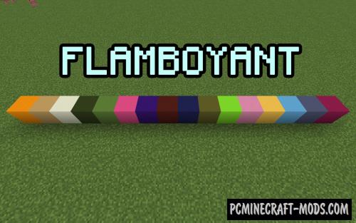 Flamboyant - Colored Decor Blocks Mod For Minecraft 1.14.4