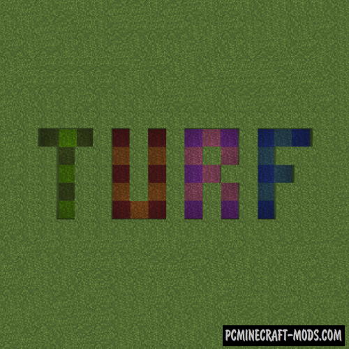 Turf - New Decorative Blocks Mod For MC 1.19.2, 1.18.1, 1.16.5, 1.14.4