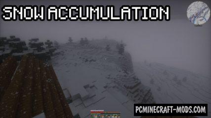 Snow Accumulation - Realistic Mod For MC 1.15.2, 1.14.4