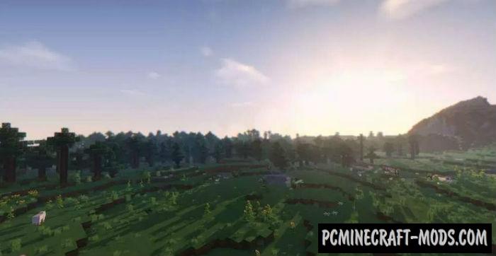 minecraft 1.12 shaders with bright nights