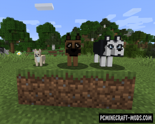 More Dogs New Creatures Mod For Minecraft 1 15 2 1 14 4 Pc Java Mods