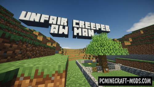 Unfair Creeper! Aw man! - Puzzle Map For MC