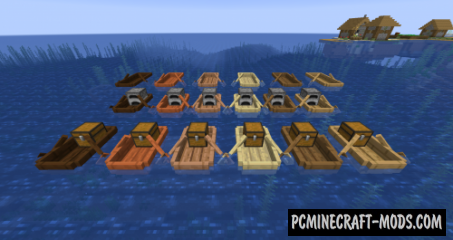 Extra Boats - Vanilla Vehicles Mod Minecraft 1.19.1, 1.18.2, 1.16.5