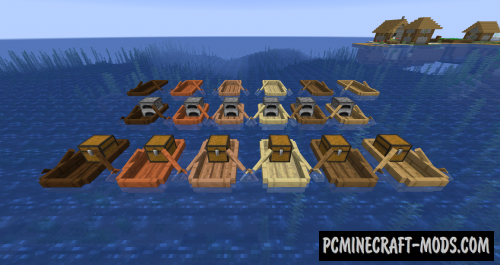 Extra Boats Vanilla Vehicles Mod Minecraft 1 16 5 1 16 4 Pc Java Mods