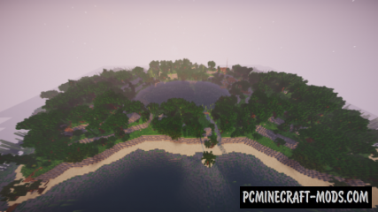 Jungle Castaway Survival Spawn Map For Minecraft