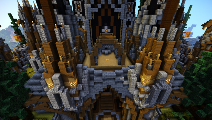 Factions Medieval Spawn/Hub/Lobby Map For MC