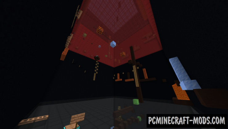 Parkour 20 LvL Map For Minecraft