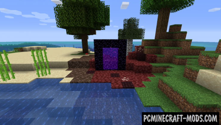 Nether Portal Spread - Survival Mod For Minecraft 1.20.2, 1.19.4, 1.18, 1.16.5