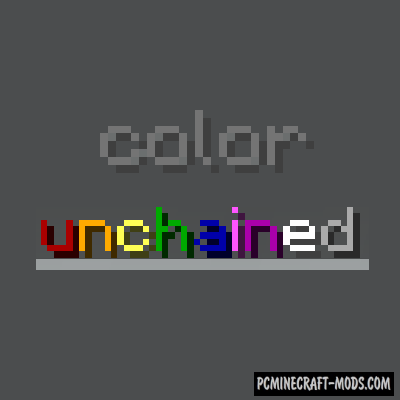Color Unchained - Decor Text Mod For Minecraft 1.14.4
