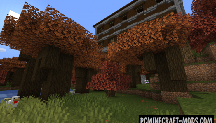 Default-Style Fall 16x16 Resource Pack For Minecraft 1.14.4