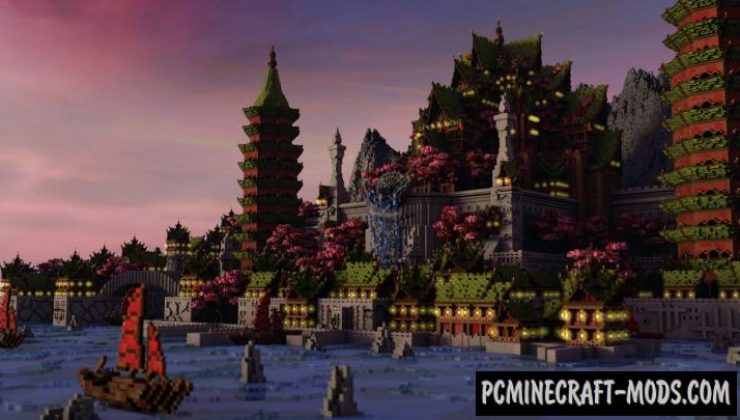 The Ancient Asian Civilization - City Map For MC