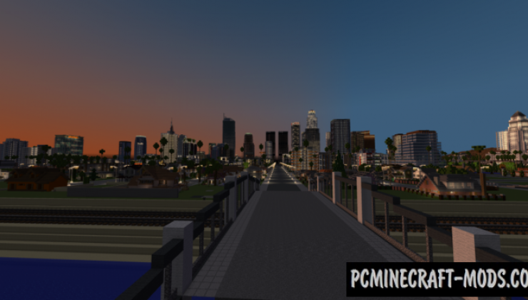 LA City Map For Minecraft