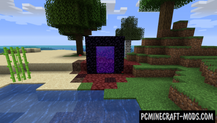 Nether Portal Spread - Survival Mod For Minecraft 1.20.2, 1.19.4, 1.18, 1.16.5