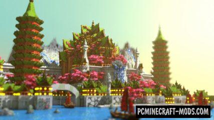 The Ancient Asian Civilization - City Map For MC