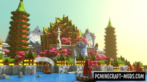 The Ancient Asian Civilization - City Map For MC