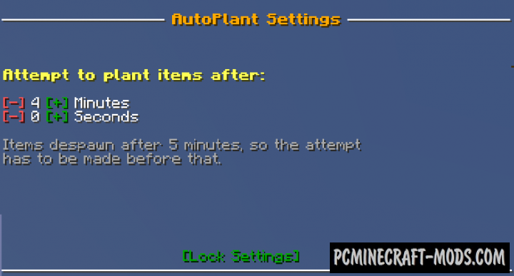 AutoPlant Data Pack For Minecraft 1.14.4, 1.14