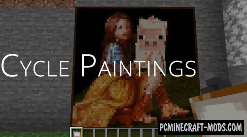 Cycle Paintings - Decor, Tweak Mod For MC 1.20.4, 1.19.4, 1.18, 1.16.5