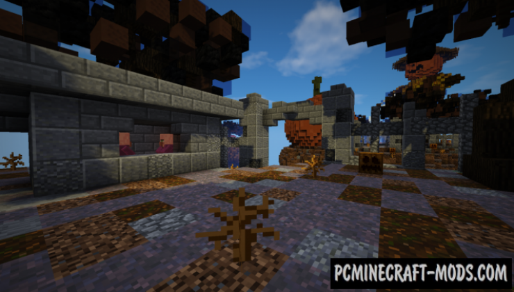 Halloween BedWars - PvP Map For Minecraft
