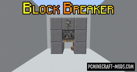 Block Breaker - Mech Mod For Minecraft 1.14.4, 1.12.2