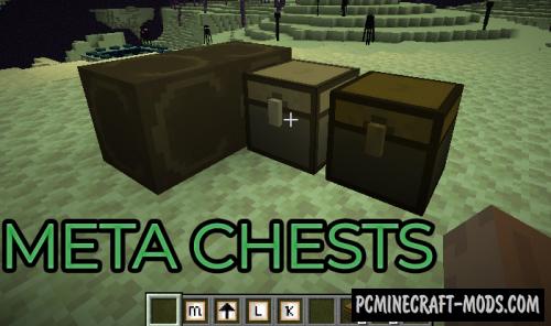 Meta Chests - New Blocks Mod For Minecraft 1.16.1, 1.15.2