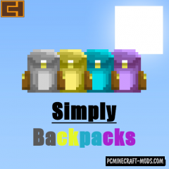 Simply Backpacks - Tools, Items Mod Minecraft 1.18, 1.17.1, 1.16.5, 1.12.2