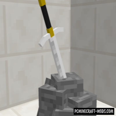 Excalibur: The Mighty Sword - Weapon Mod For Minecraft 1.12.2