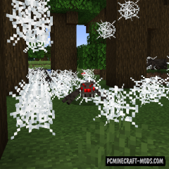 Spiders Produce Webs - Mob Tweak Mod MC 1.19.4, 1.18.1, 1.17.1, 1.12.2