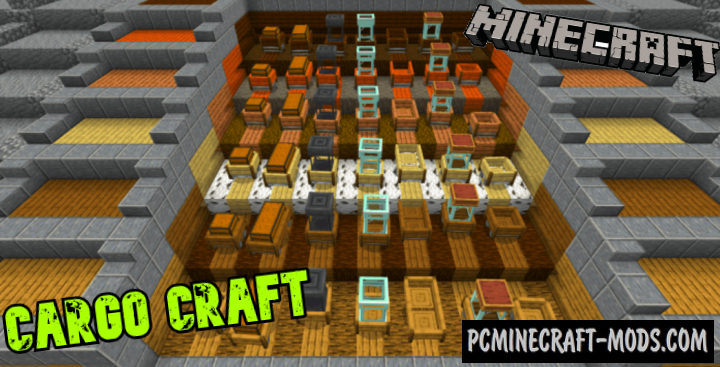 Cargo Craft - Vehicle Mod For MCPE 1.18.12 iOS/Android
