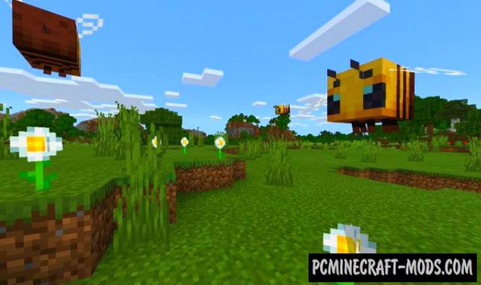 Download Minecraft V1 14 30 51 Apk Mod Free Bees Update 1 14 30 Pc Java Mods