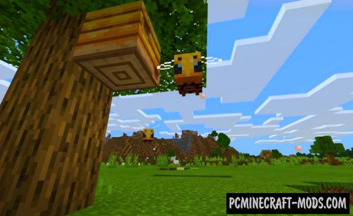 Download Minecraft V1 14 30 51 Apk Mod Free Bees Update 1 14 30 Pc Java Mods