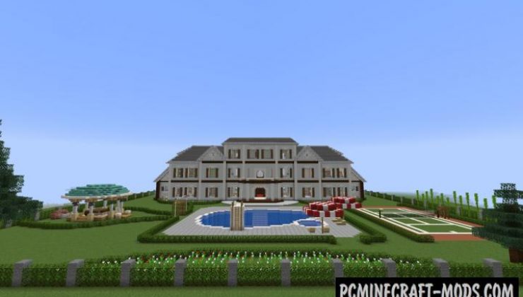 Survival House/Mansion Map For Minecraft