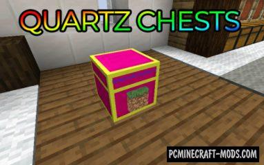 Quartz Chests - New Blocks Mod For Minecraft 1.16.5, 1.14.4