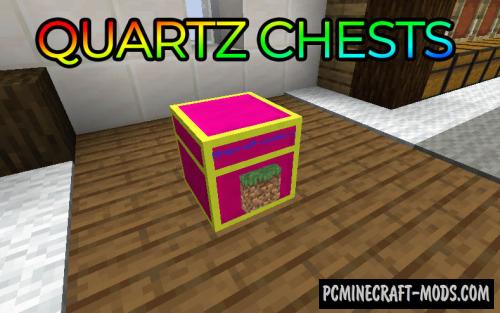 Quartz Chests - New Blocks Mod For Minecraft 1.16.5, 1.14.4