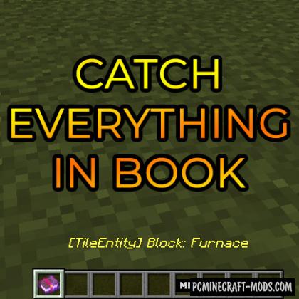 Catch Everything In Book - Tweak Mod For MC 1.15.2, 1.14.4