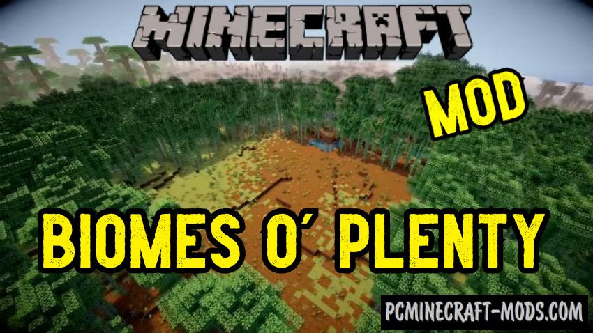 Biomes O Plenty New Biomes Mod Minecraft 1 19 2 1 18 2 Pc Java Mods