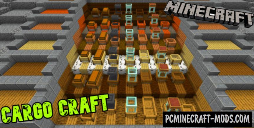 Cargo Craft - Vehicle Mod For MCPE 1.18.2, 1.17 iOS/Android