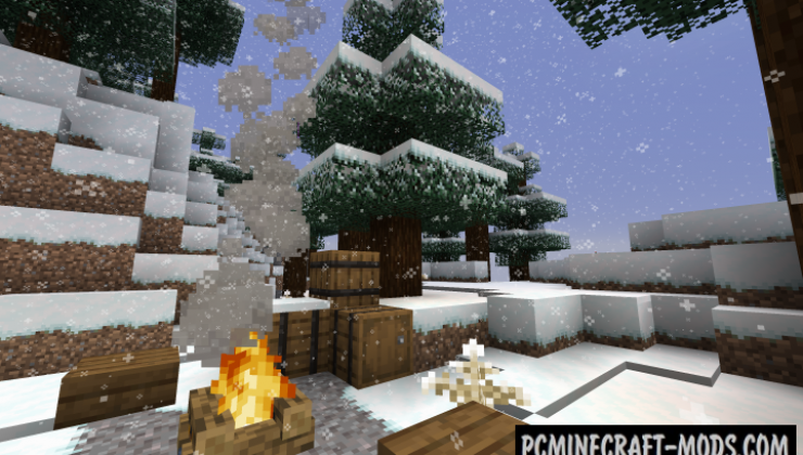 Default-Style Winter 16x Resource Pack 1.15.2, 1.14.4