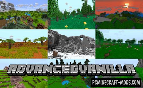 Enhanced Vanilla: Java Edition - Biome Mod MC 1.16.5, 1.12.2