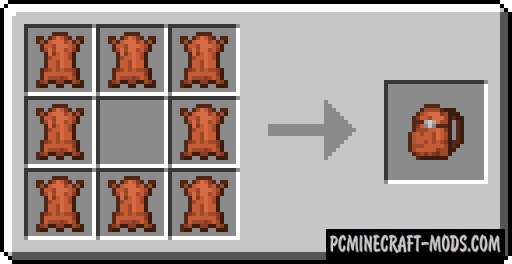 Backpacked - Tool, Armor Mod For MC 1.19.4, 1.19.3, 1.18.2, 1.12.2