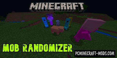 Mob Randomizer Addon For Minecraft PE 1.18.12, 1.17