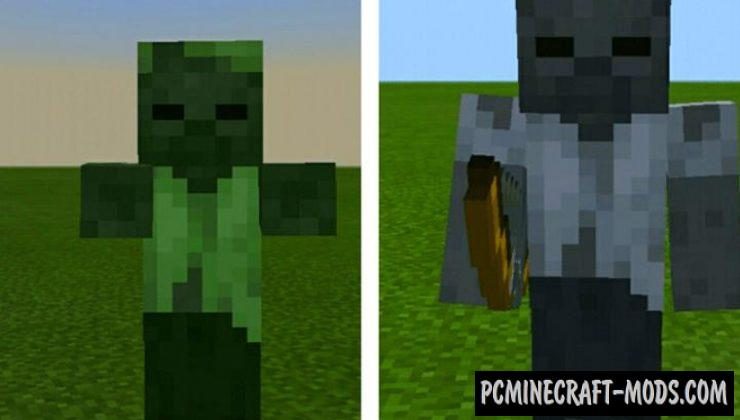 More Zombies Addon For Minecraft PE 1.18.12, 1.17
