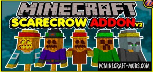 Scarecrow Addon For Minecraft PE 1.18.12, 1.17.40